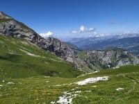 paysage avant le lac